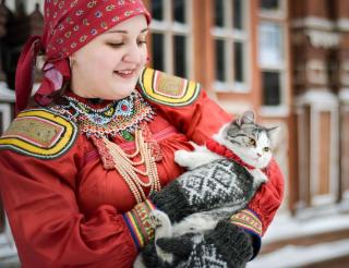 Рязанская кошка Ефросинья стала музейным хранителем